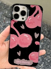 櫻桃印花手機殼相容於 iPhone15/15Plus/15Pro/15Promax - 彩色 - 查看 4