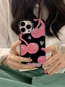 櫻桃印花手機殼相容於 iPhone15/15Plus/15Pro/15Promax - 彩色 - 查看 5