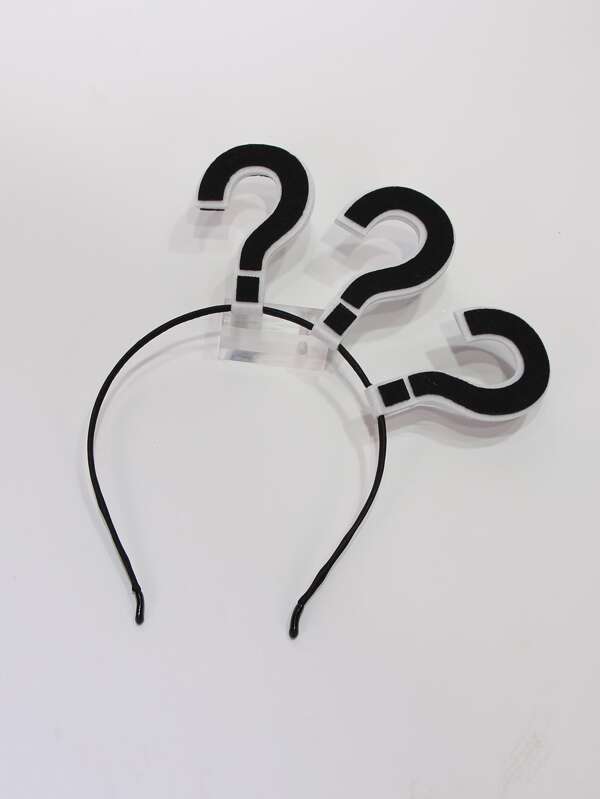 Question Mark Decor Costume Headband SHEIN USA