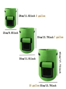 1 件装植物种植袋家庭花园土豆花盆温室蔬菜种植袋保湿花园垂直花园袋工具