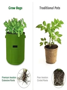 1 件装植物种植袋家庭花园土豆花盆温室蔬菜种植袋保湿花园垂直花园袋工具
