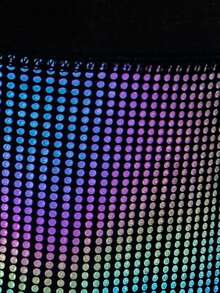 男士字母圖案運動緊身褲 - 黑色 - 查看 4