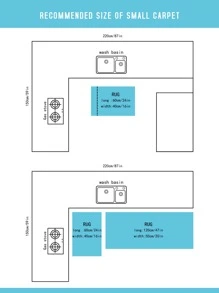 1 Thảm Rau & Chữ Đồ Họa Thảm Nhà Bếp, Thảm Nhà Bếp Polyester Dễ Thương Cho Nhà Bếp - Nhiều màu - Xem 6