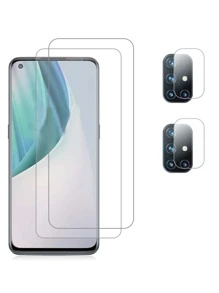 2入組通用鋼化保護膜和2入組鏡片膜 - 無色 - 查看 1