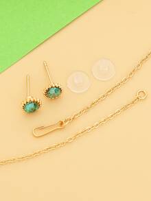 3pcs/set Faux Pearl Decor Jewelry Set - Multicolor - View 2