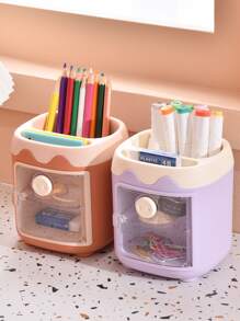 1入組多功能筆筒 - 粉色 - 查看 6