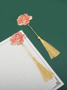 1入組花朵設計書簽