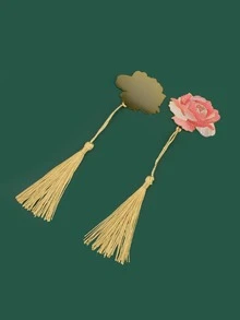 1入組花朵設計書簽