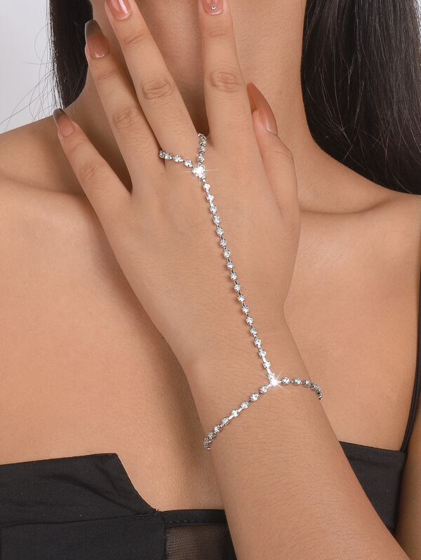 Mydear Fäustlinge Armband mit Strass Dekor