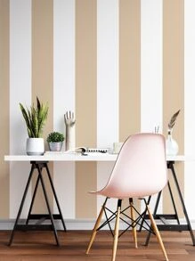SUPSTICKER 1roll 47.2*15.8inch PVC Wall Paper, Striped Pattern Waterproof Wall Decal For Home Decor,Renovation Stickers Peel Wall Panels,Wall Paper, Wallpapers,Spring Decoration Items Refesh Your Home,Rama Decoration Stickers Gifts Birthday Graduation