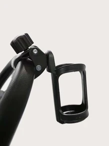 1pc Baby Stroller Bottle Holder - Black - View 1