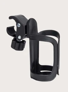 1pc Baby Stroller Bottle Holder - Black - View 2