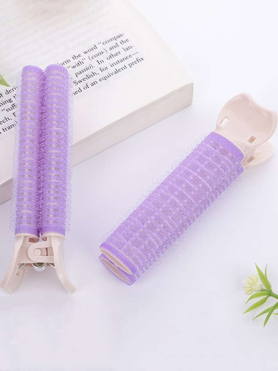 2pcs Hair Roller Clip - Purple - View 1