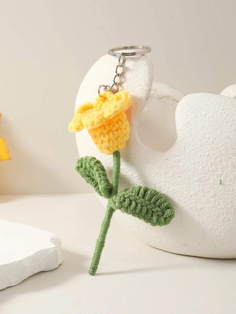 Flower Charm Keychain | SHEIN USA