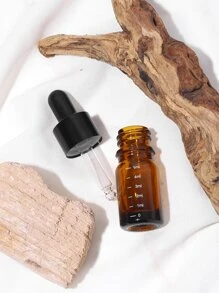 1入組滴瓶5ML棕色玻璃眼睛滴瓶適用於精油有刻度 - 棕色 - 查看 2