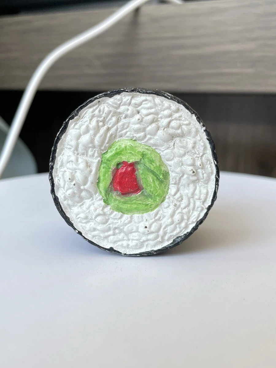 1pc Polyresin Decoration Craft, Creative Sushi Design Decoration Object For Home - Multicolor - View 1