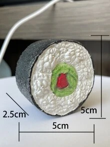 1pc Polyresin Decoration Craft, Creative Sushi Design Decoration Object For Home - Multicolor - View 6
