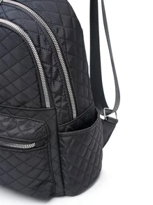 衍縫經典背包 - 黑色 - 查看 7