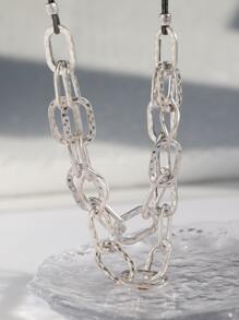 vòng cổ kết cấu hợp kim kẽm cổ điển cho phụ nữ để trang trí hàng ngày - Nhiều màu - Xem 4