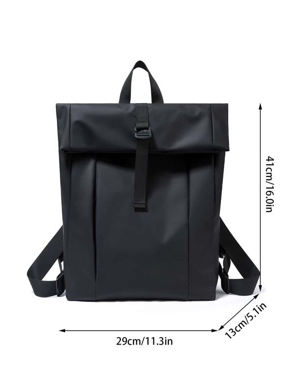 Men Minimalist Flap Backpack SHEIN USA