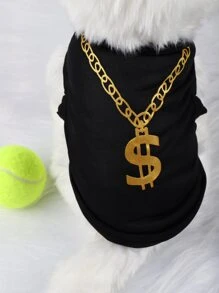 1pc Dollar Design Pet Tank - Multicolor - View 1