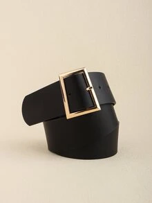 Thắt lưng khóa vuông - màu đen - Xem 5