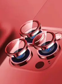 Phone Lens Protector Compatible With IPhone Gift For Birthday, Family, Friends Alloy Metal With Tempered Glass Full Cover, Lens Protector, Phone Accessories Waterproof Shockproof Anti-Fall Anti-Fall Scratch Resistant Anti-Fingerprint