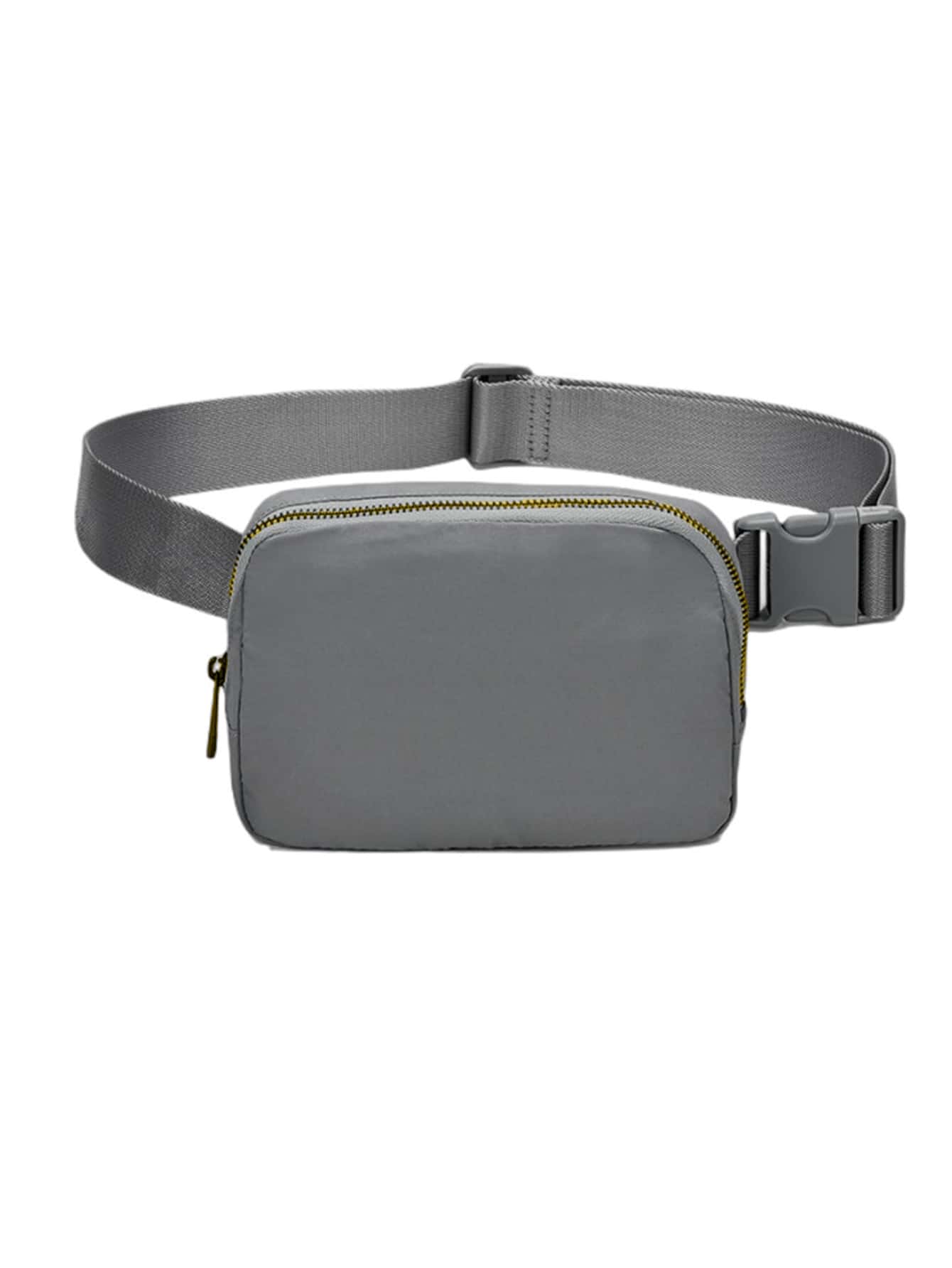 腰包尼龍防水胸包戶外運動跑步腰包縫製斜挎腰包男士完美戶外旅行運動，輕便，便攜 - 深灰色 - 查看 1