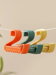 1pc PP Clothes Drying Rack, Cartoon Swan Design Multifunctional Clothes Drying Rack For Home