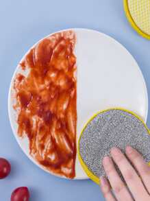 5 Cái/bộ 2 Mặt Bọt Biển Rửa Chén Chảo Nồi Miếng Bọt Biển Rửa Hộ Gia Đình Dụng Cụ Vệ Sinh Nhà Bếp Bộ Đồ Ăn Chổi Rửa Chén - Nhiều màu - Xem 6