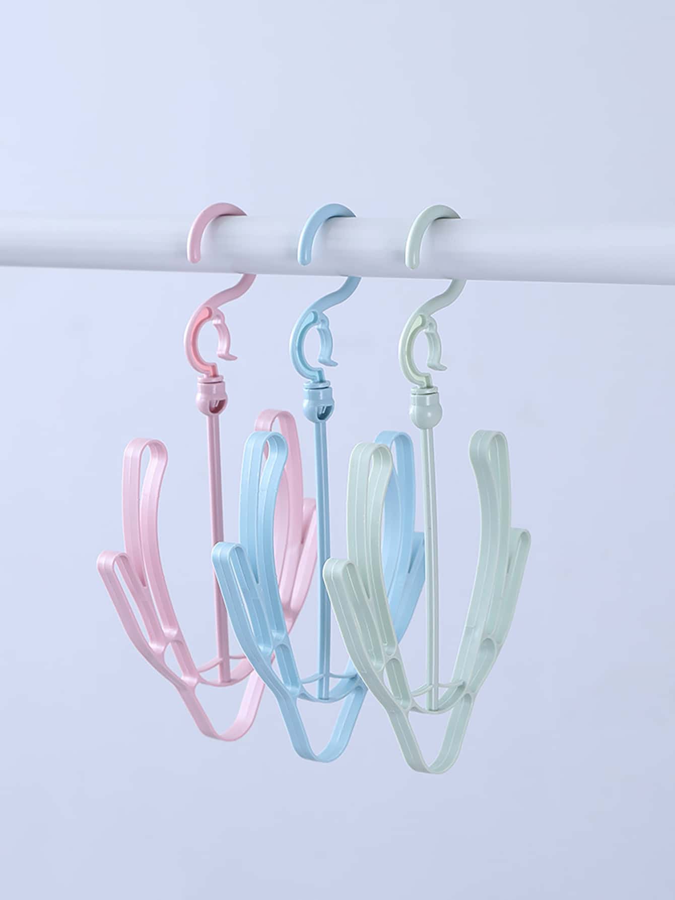 Colgador de zapatos multifunción de 3 piezas, estante de secado de zapatos para el hogar - Multicolor - Ver 1