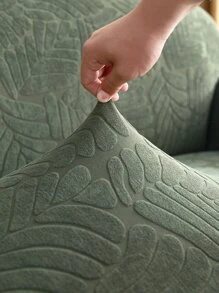1 Polyester Bọc Ghế Sofa, Hiện Đại Dạ Nỉ Hoa Văn Lá Co Giãn Bọc Sofa Cho Ghế Sofa - màu xanh lá - Xem 2