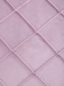 1pc Solid Color Cushion Cover Without Filler, Minimalist Microfiber Decorative Throw Pillow Case For Home - Mauve Purple - View 7