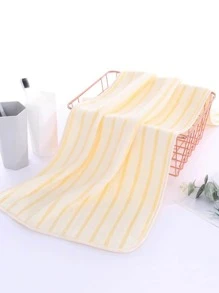 1条超细纤维浴巾或毛巾，简约条纹图案，适用于浴室、美容院、酒店、运动场所、家居等，可用作毛巾、护肤浴巾。 - 淺粉色 - 查看 6