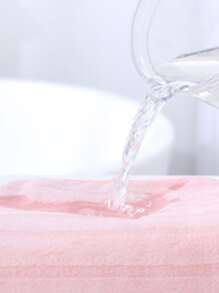 1 khăn tắm họa tiết sọc, khăn tắm sợi nhỏ hiện đại cho gia đình - Bụi tím - Xem 2