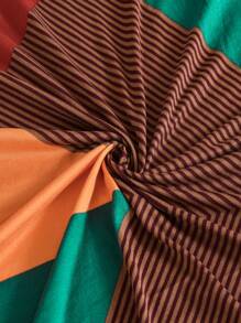 1入組滌綸沙發座墊套客廳波西米亞風幾何圖案彈力沙發墊套 - 彩色 - 查看 5