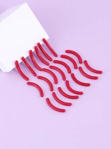 20片装睫毛夹替换垫，橡胶材质，适用于通用睫毛夹（红色），价格实惠，适合作为圣诞礼物、化妆品、化妆工具等。