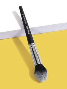 MAANGE 1支柔软纤维腮红刷，便携易用，可用作粉底刷、遮瑕刷、腮红刷、修容刷、古铜粉刷和散粉刷。