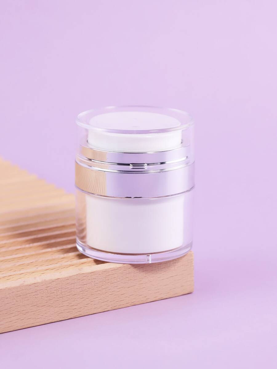 1PC, Moisturizer Pump Containers, Travel Bottles Lotion Dispenser, Refillable Cream Jar Vacuum Bottle Travel Size Empty Cosmetic Container For Cream And Lotion(0.5 Oz/15ml) - Multicolor - View 1