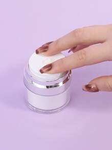 1PC, Moisturizer Pump Containers, Travel Bottles Lotion Dispenser, Refillable Cream Jar Vacuum Bottle Travel Size Empty Cosmetic Container For Cream And Lotion(0.5 Oz/15ml) - Multicolor - View 2