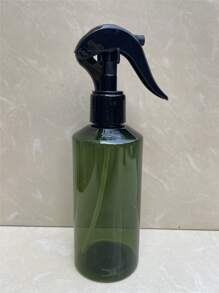 可填充霧化噴瓶1入組200ml綠色塑膠創意圓形手掌瓶髮膠瓶水噴瓶 - 軍綠色 - 查看 2