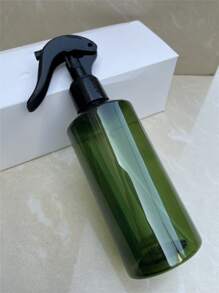 可填充霧化噴瓶1入組200ml綠色塑膠創意圓形手掌瓶髮膠瓶水噴瓶 - 軍綠色 - 查看 3