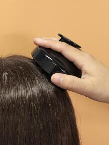 Shampoo Massage Brush Bath Comb, 1pc Scalp Care Hair Brush With Long & Flexible Silicone Comb Teeth, Dandruff Removal Hair Brush/ Hair Comb For All Hair Types, For Men Women, Brush, Hair Brushes, Edge Brush, Brush Hair, Hair Comb, Comb Hair, Detangling Brush, Ball Brush, Mini Hair Brush Set, Wooden Comb, Hair Brush, Hair Brush, Mini Hair Brush, Detangling Brush, Hair Brushes, Hair Hair Products, Hair Tools, Hair Stuff, Hair Care, Curly Hair Brush, Hairdressing Equipment,Travel Essentials,Hairstyle,Hairdressing,Hair Brush,Slick Back Brush,Styling Brush,Curly Hair Brush,Edge Brush,Hair Comb,Brush Hair,Hair Brush Set,Comb Hair,Comb For Curls,Detangling Brush,Hair Brush For Women,Hair,Travel,Hair Products,Hair Tools,Hair Stuff,Barber,Barber Accessories,Barbershop,Hairdressing Equipment - Black - View 2