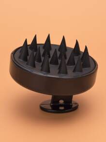 Shampoo Massage Brush Bath Comb, 1pc Scalp Care Hair Brush With Long & Flexible Silicone Comb Teeth, Dandruff Removal Hair Brush/ Hair Comb For All Hair Types, For Men Women, Brush, Hair Brushes, Edge Brush, Brush Hair, Hair Comb, Comb Hair, Detangling Brush, Ball Brush, Mini Hair Brush Set, Wooden Comb, Hair Brush, Hair Brush, Mini Hair Brush, Detangling Brush, Hair Brushes, Hair Hair Products, Hair Tools, Hair Stuff, Hair Care, Curly Hair Brush, Hairdressing Equipment,Travel Essentials,Hairstyle,Hairdressing,Hair Brush,Slick Back Brush,Styling Brush,Curly Hair Brush,Edge Brush,Hair Comb,Brush Hair,Hair Brush Set,Comb Hair,Comb For Curls,Detangling Brush,Hair Brush For Women,Hair,Travel,Hair Products,Hair Tools,Hair Stuff,Barber,Barber Accessories,Barbershop,Hairdressing Equipment - Black - View 6