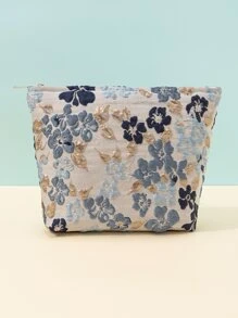 1个Y2K复古风蓝灰色大花朵压纹手柄高贵立体大容量防水旅行便携经典软六角包化妆包，适合女性和女孩，化妆包，化妆袋，护肤包，洗漱包，收纳袋，旅行必备，邮轮必备，宿舍必备，婚礼伴娘礼物，妈妈礼物，生日礼物，送给朋友和老师的礼物，家居装饰，浴室客厅卧室装饰，浴室收纳，珠宝收纳，唇油收纳，指甲油收纳，化妆包，化妆袋，化妆包，化妆品包，化妆品收纳，旅行，化妆袋，包，梳妆台，化妆袋，旅行必备，收纳袋，旅行必备，梳妆台配件，小化妆包，化妆袋，化妆品包，旅行必备，大容量，大化妆包、圣诞礼物、收纳袋、旅行、女士旅行必备礼物、收纳袋、手拿包/小手提包、化妆品收纳包、化妆品整理包、收纳袋、刷具收纳袋、迷你收纳袋、大容量收纳袋 - 彩色 - 查看 4