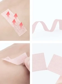 Glamlash 1 cuộn băng dính nối mi PE màu hồng thoáng khí, dùng cho dụng cụ nối mi. - Hồng - Xem 3