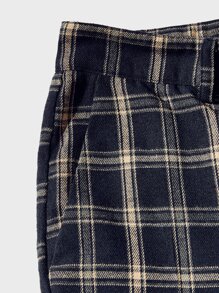 Manfinity Men Plaid Slant Pocket Suit Trousers - Multicolor - View 5