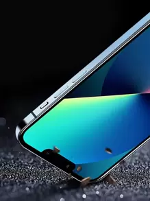 2pcs Full Screen Anti-Explosion Anti-Drop Anti-Fingerprint Ceramic Soft Film Compatible With Apple Iphone 11/12/13/14/15 Series - Clear - View 2