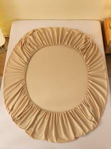 1入組卡其色床笠家用極簡面料床笠 - 卡其色 - 查看 5