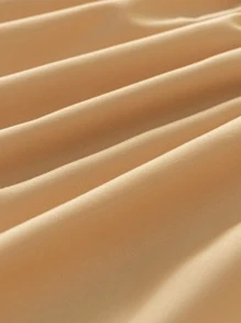 1入組卡其色床笠家用極簡面料床笠 - 卡其色 - 查看 3